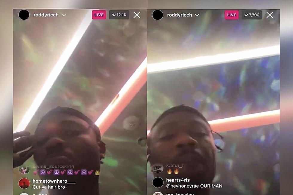 Roddy Ricch’s Instagram Live Viewers Plummet by Thousands Once He Starts Playing His Own Music