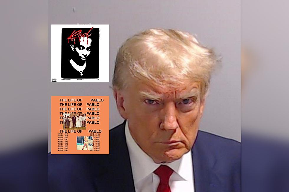 Donald Trump's Mugshot on Album Covers