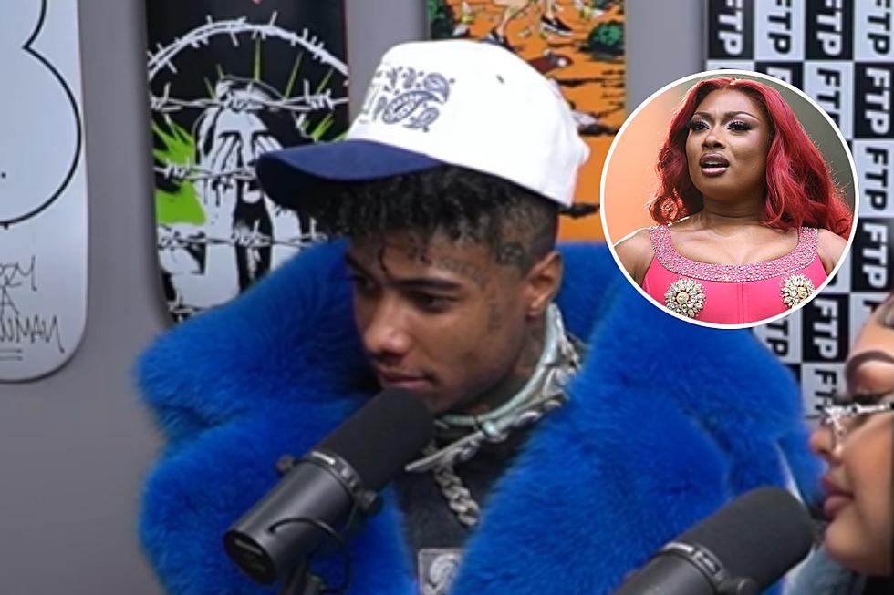 Blueface Claims He Saw Megan Thee Stallion's Wounds on Her Foot
