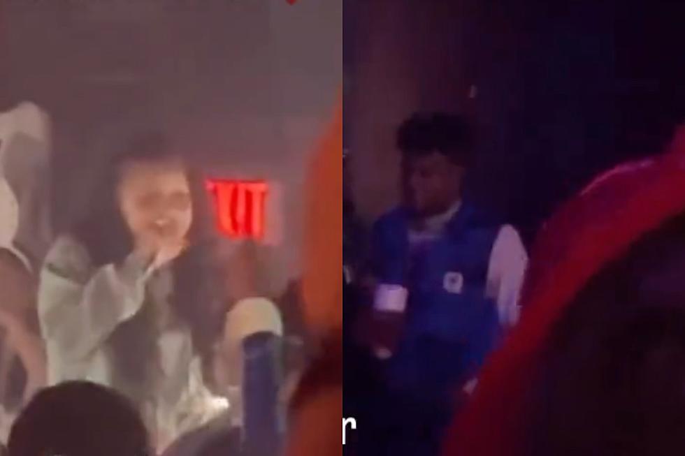 Chrisean Rock Performs Blueface Diss Track While He's There