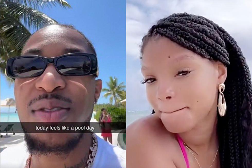 DDG Accidentally Posts Video on Snapchat Showing Halle Bailey’s Alleged Pregnant Stomach
