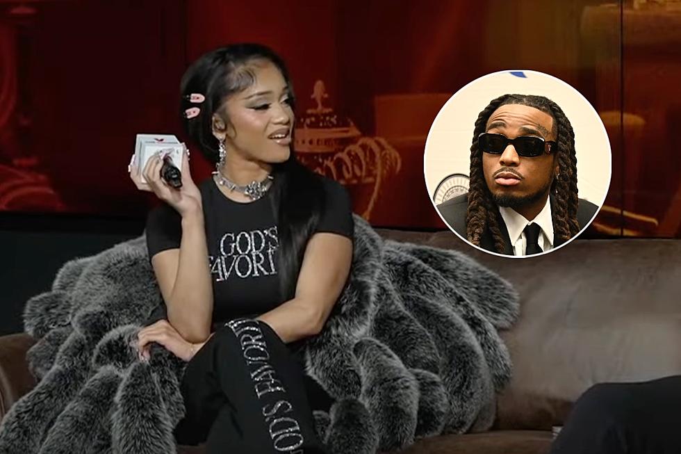 Saweetie Tries to Avoid Quavo Questions 