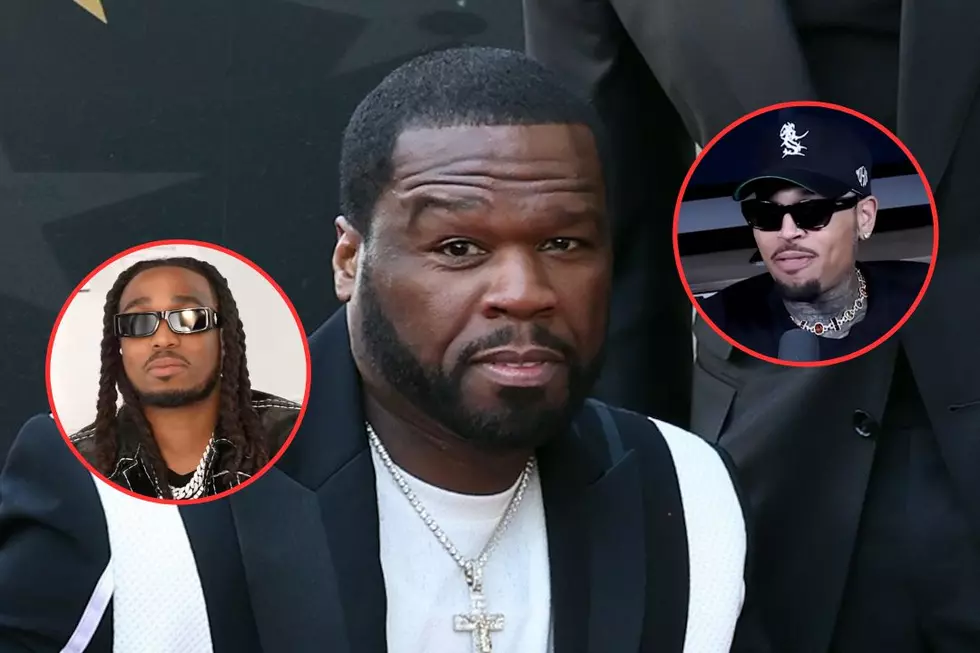 50 Cent Jokes About Chris Brown's Possibly Buying Quavo Tickets