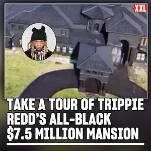 Tour Trippie Redd's All-Black $7.5 Million Mansion 