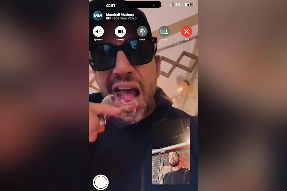 Eminem Watches Magician David Blaine Eat Glass on FaceTime While Promoting New Song ‘Houdini’