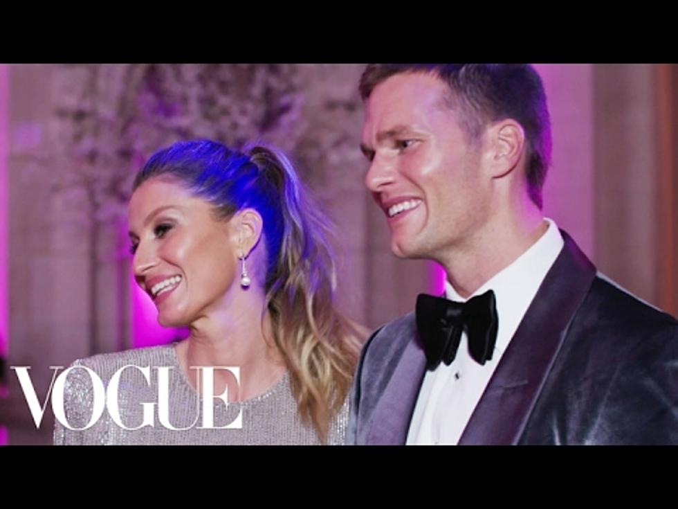 Tom Brady Couldn’t Keep His Hands off his Wife Gisele on the Red Carpet Last night for The Met Gala [WATCH]