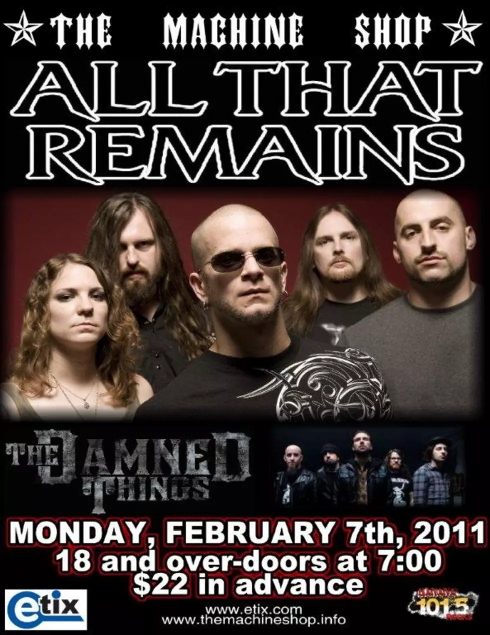 All That Remains AND The Damned Things Heading To The Shop