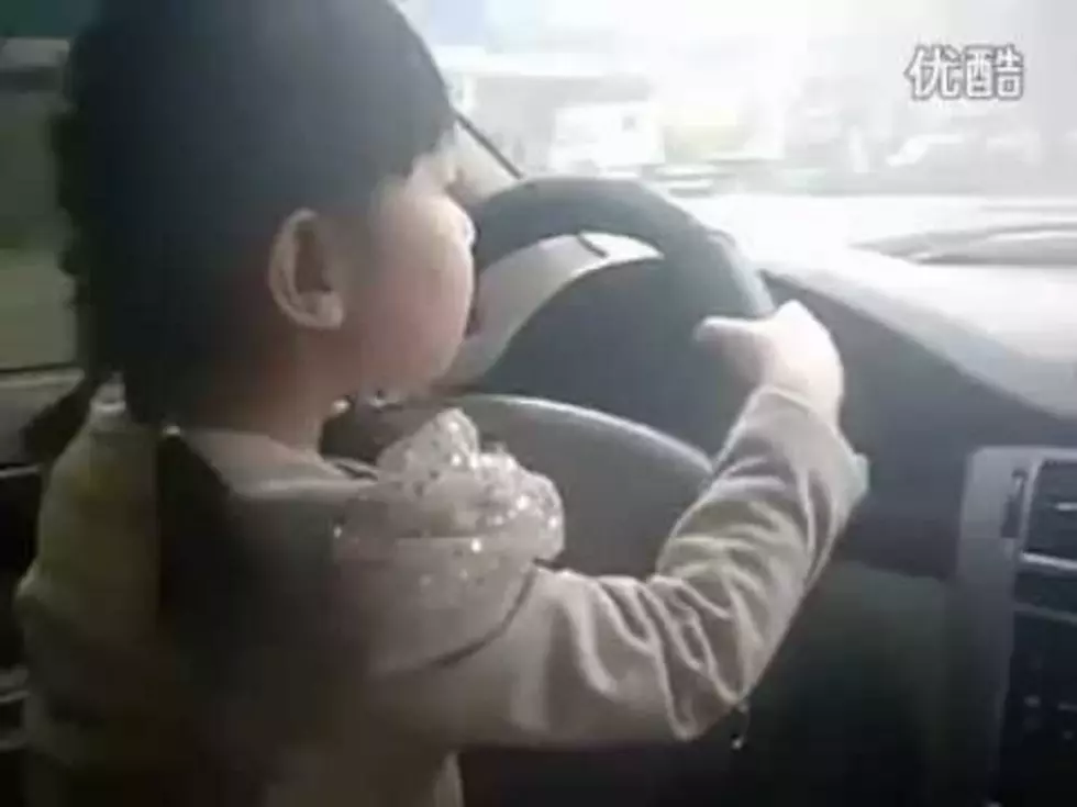 Video Of Four Year Old Driving A Car On The Freeway