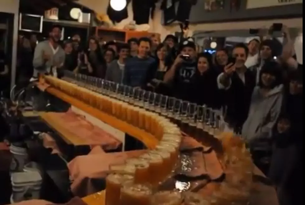 Bartender Makes 120 Sake Bombs In 8 Seconds
