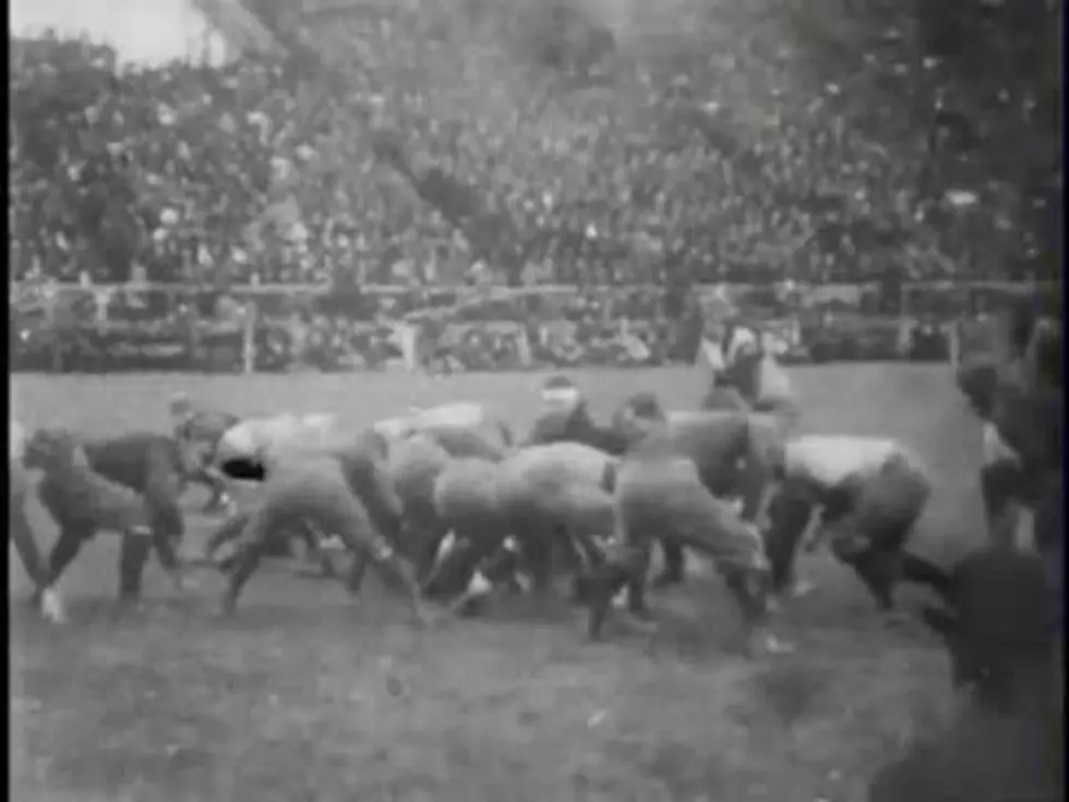 Earliest Known Footage Of Football