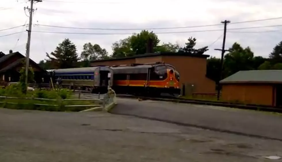 Guy Goes Crazy Over Old Train That Travels 50 Feet