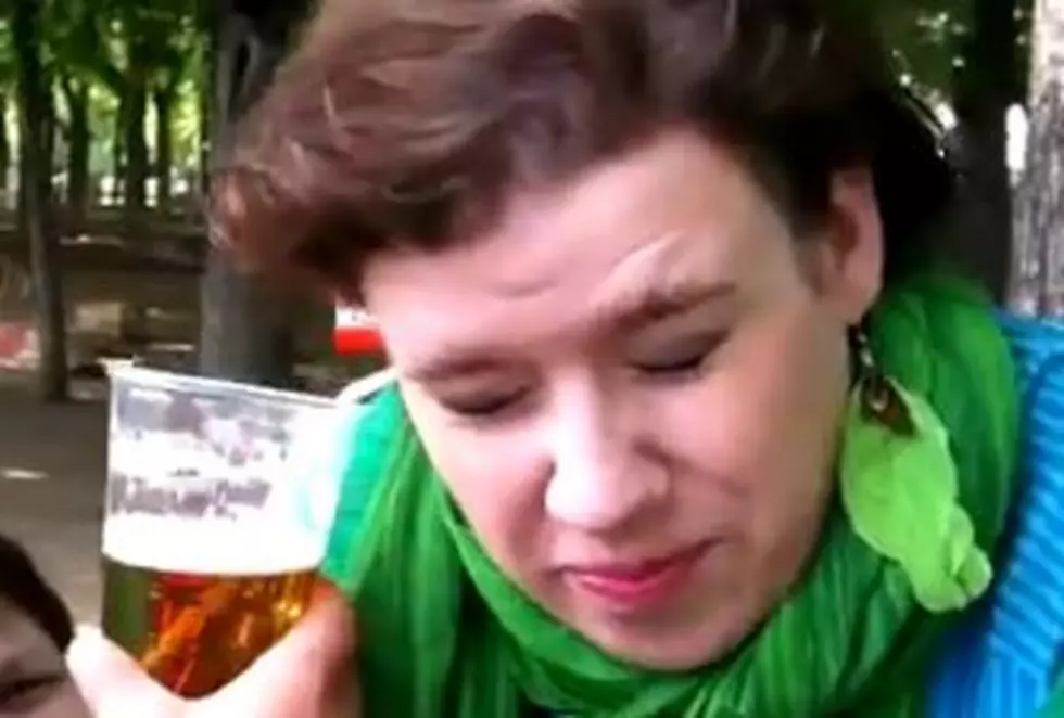 Woman Drinks Beer Through Ear [VIDEO]