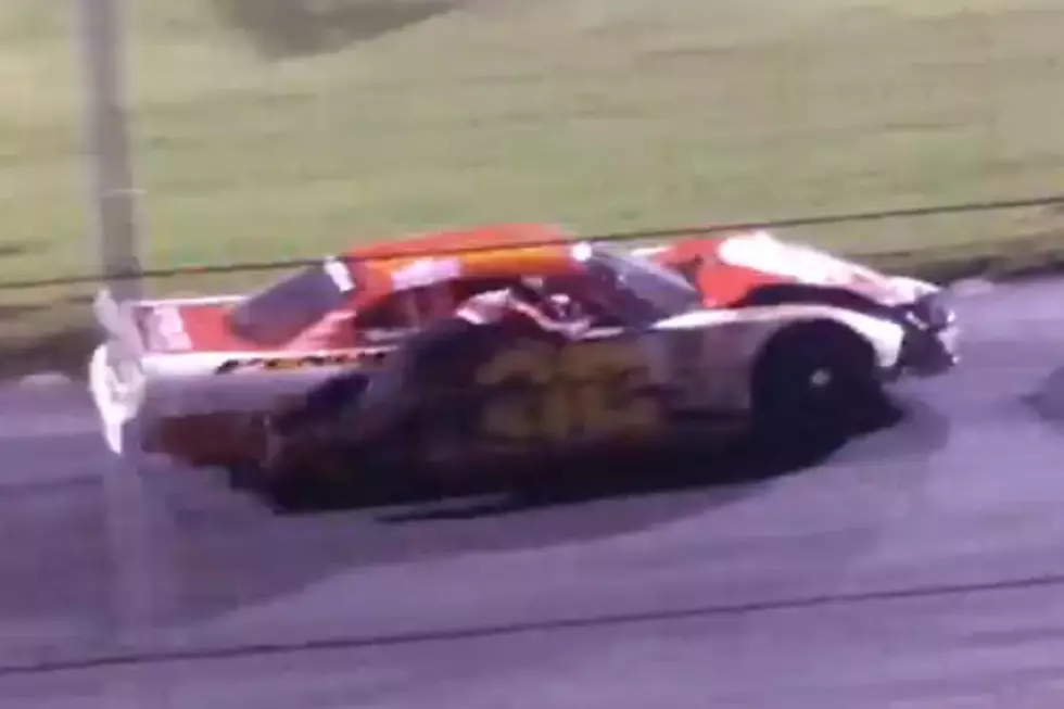 Angry Race Car Driver Chases Down Another Driver On Foot, Goes For a &#8216;Ride&#8217; [VIDEO]