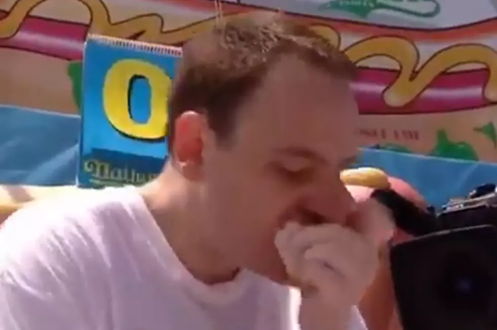 Watch Joey Chestnut Punish and Devour 69 Hot Dogs in 10 Minutes