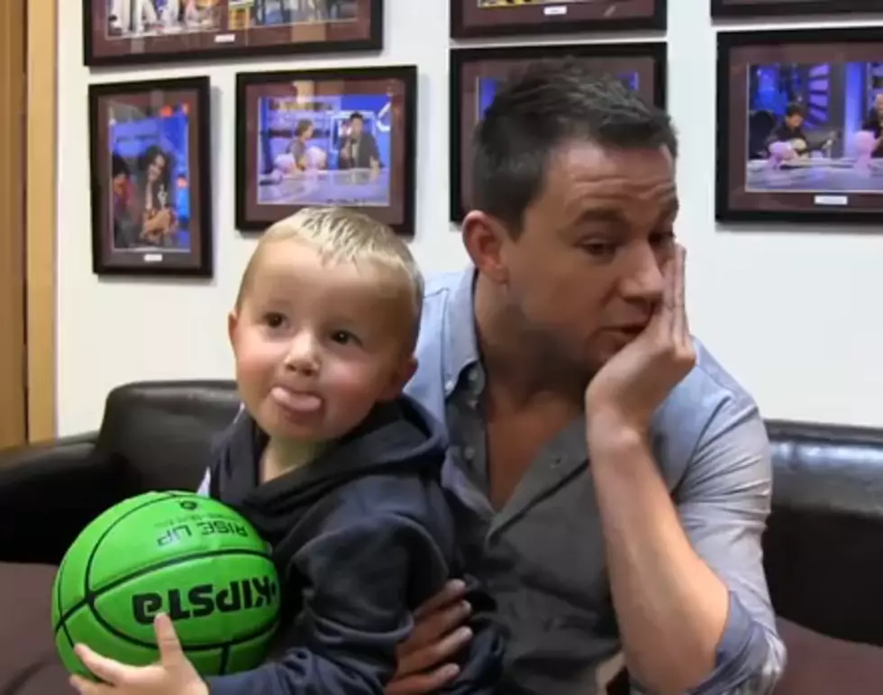 Trick Shot Titus The Toddler Hangs With Channing Tatum and Bradley Cooper [VIDEO]