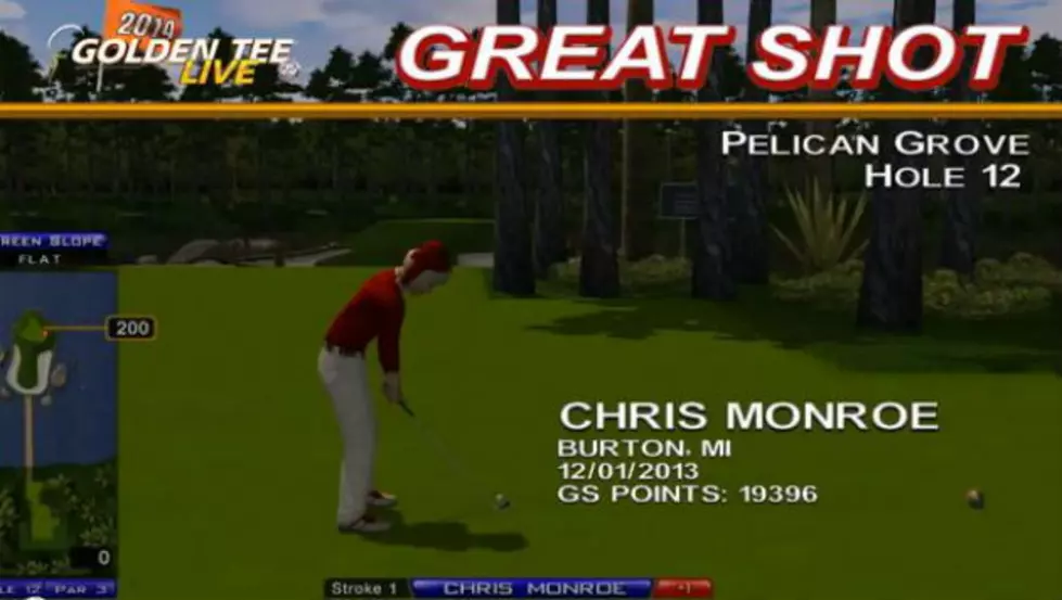 Check Out Monroe’s Hole In One On Golden Tee 2014
