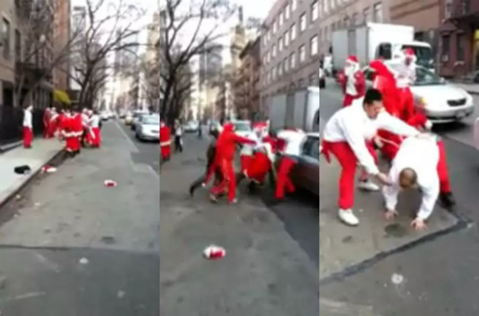 Yet Another Santa Brawl In NYC