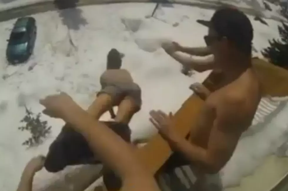 A-Holes Throw Drunk Friend Off Second Story Balcony [VIDEO]