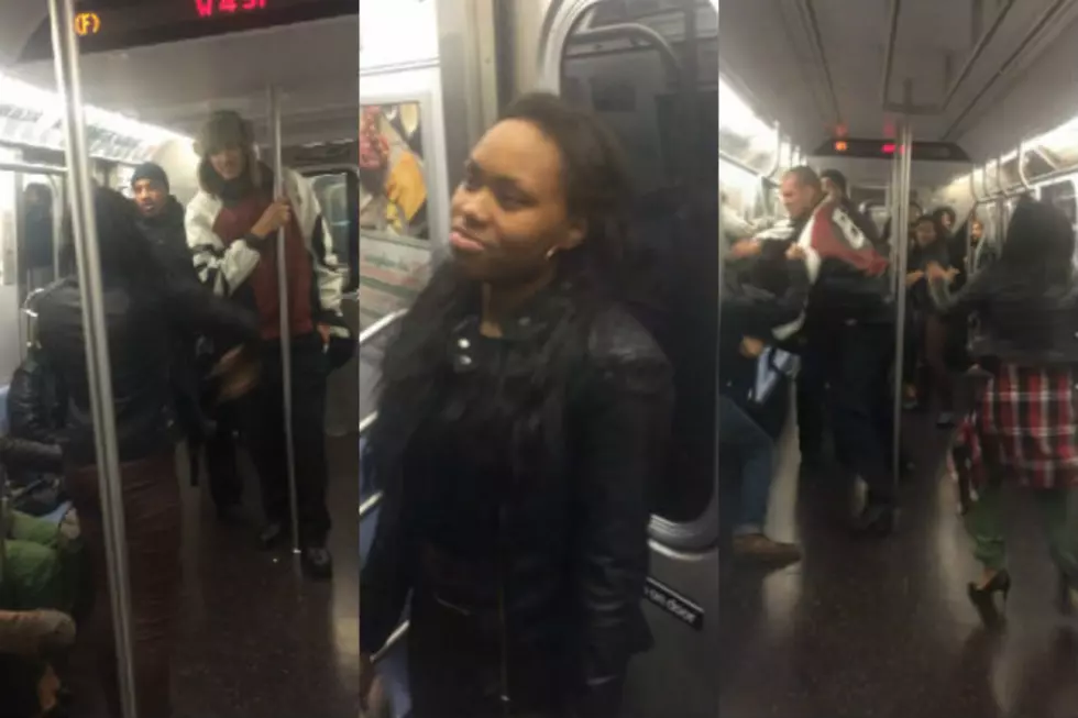 Chick Makes Fun Of And Slaps Dude On Subway, Dude Slaps Back [VIDEO]