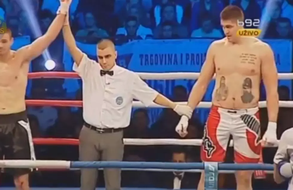 Former Detroit Piston Darko Milicic is Also Terrible at Kickboxing [VIDEO]