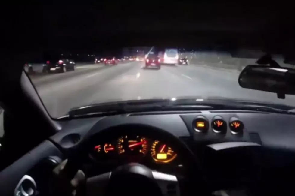 Guy Speeds Through Heavy Traffic In Sports Car [VIDEO]
