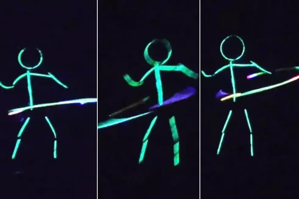 Lapeer Girl’s Glowing Stick Figure Hula Hoop Routine is Awesome [VIDEO]