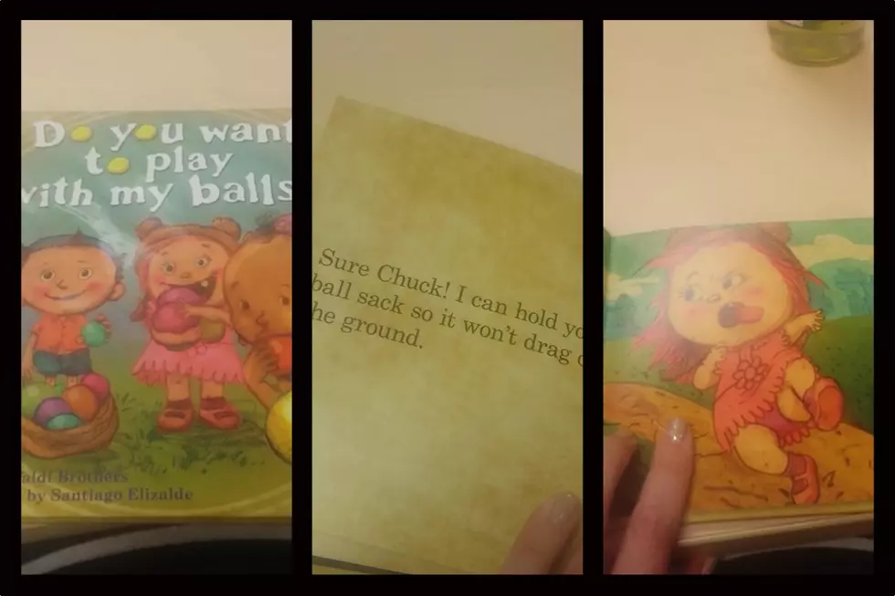 This is the Best Book Of All Time! &#8220;Do You Want To Play With My Balls&#8221; [VIDEO]