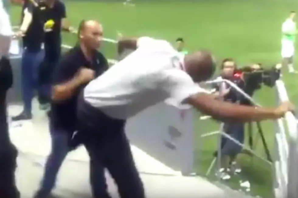 Angry Man Pushes Kid And Then Fights With Others [VIDEO]