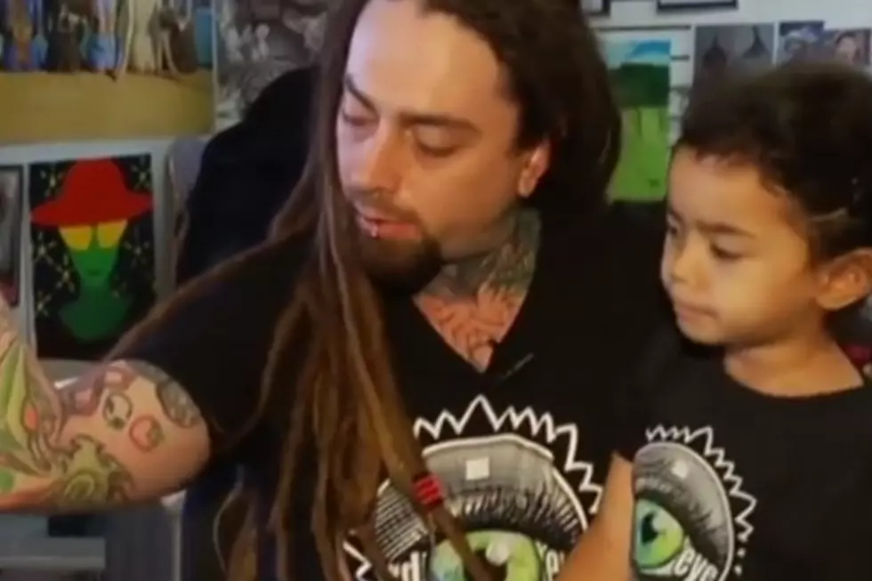 Father Facing Backlash After Allowing 4-Year-Old Daughter To Tattoo Him [VIDEO]