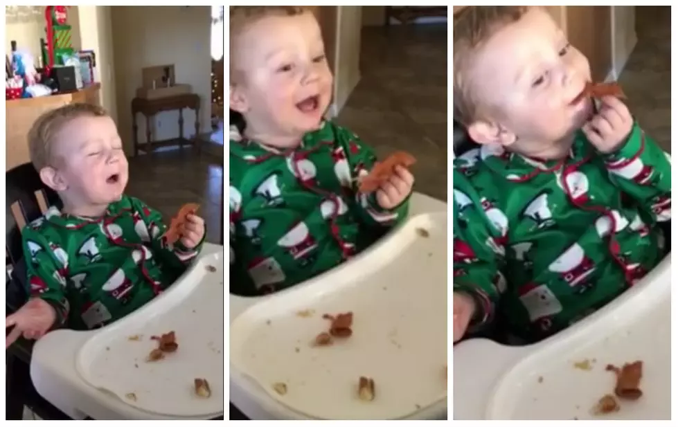 Kid Tastes Bacon For First Time #ADDICTED [VIDEO]