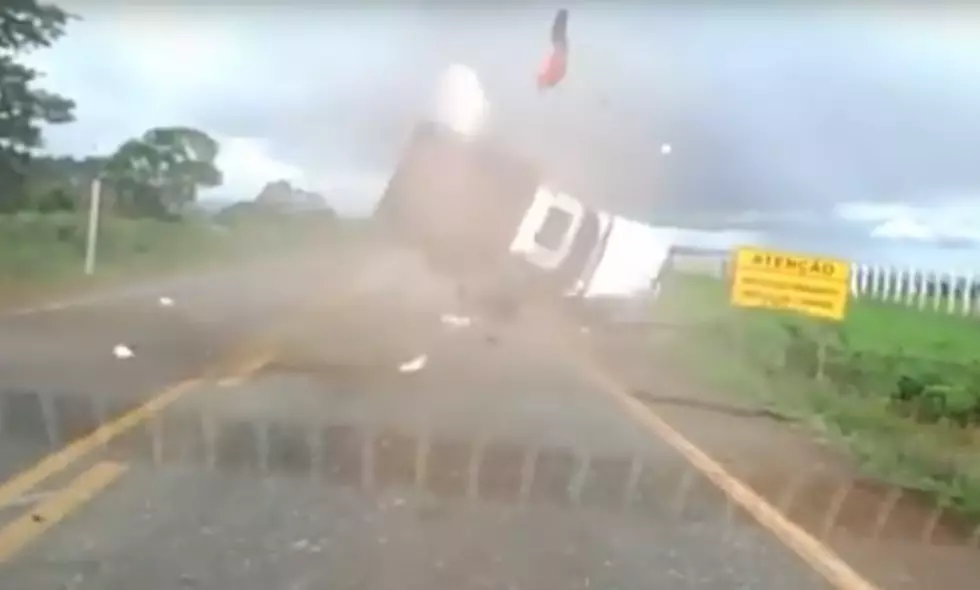 Man Shoots Out Of Truck Like A Cannon Ball [VIDEO]