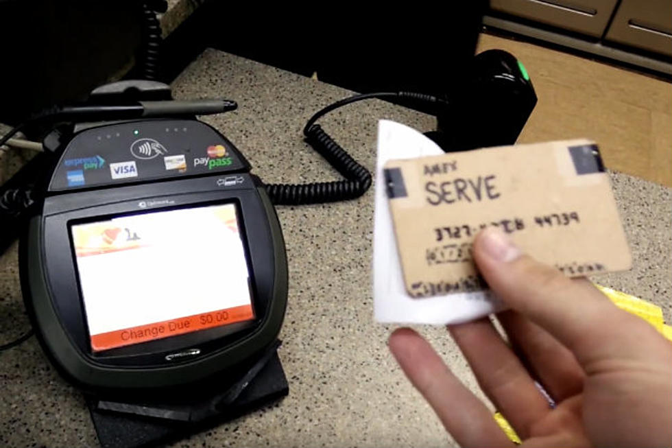 Guy Creates Working Credit Card Out Of Cardboard And VHS Tape [VIDEO]