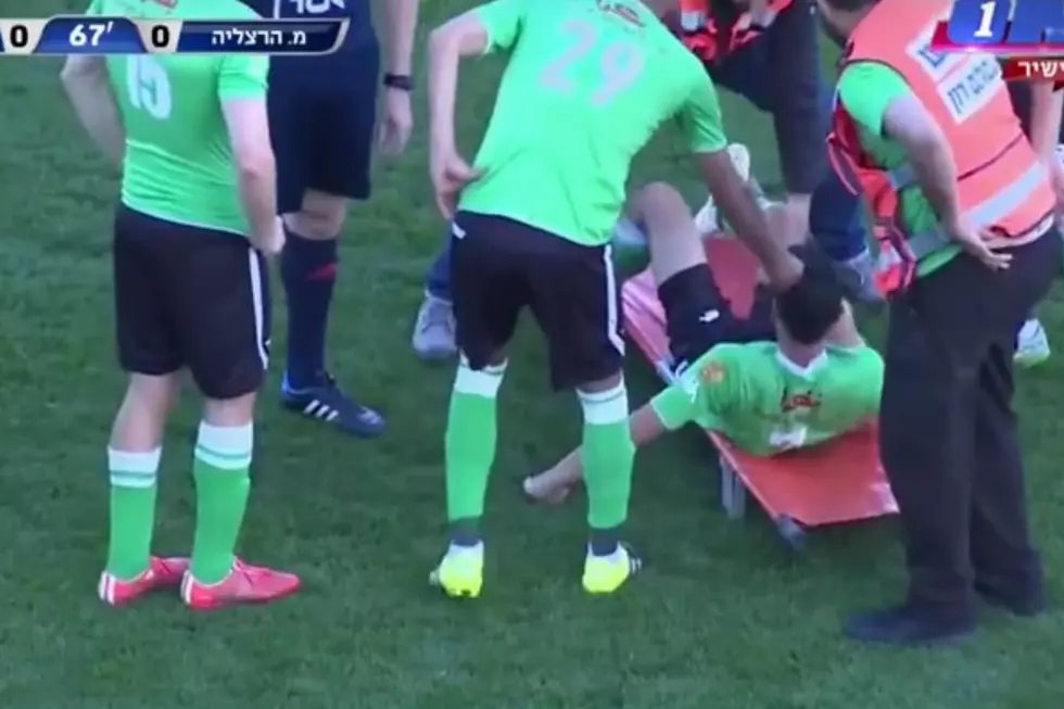 Medics Drop Injured Soccer Player From Stretcher [VIDEO]