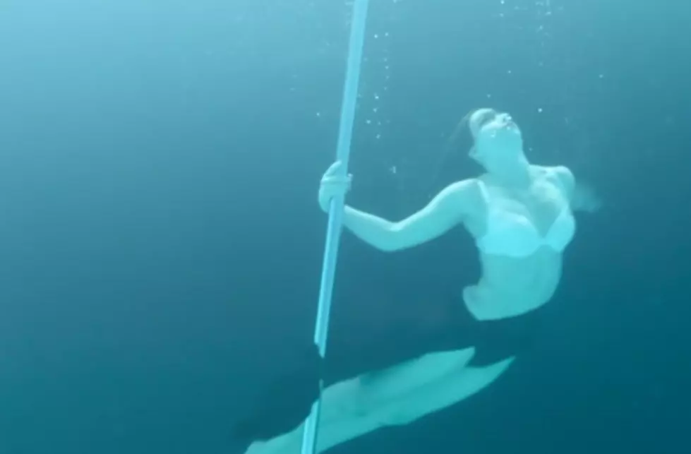 Underwater Pole Dancing Is Causing A Big Splash [VIDEO]