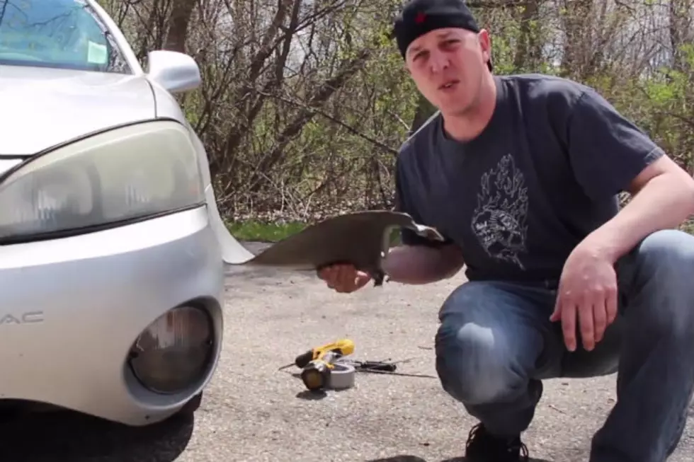 Monroe Tries To Fix His Piece Of Crap Car [VIDEO]