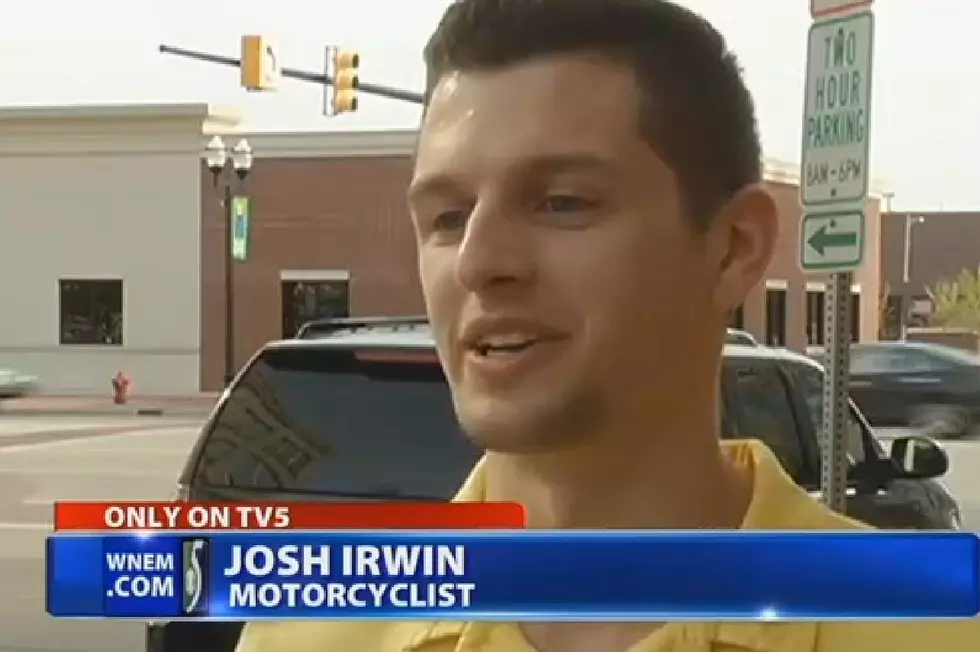 This Is What It’s Like When A Deer and Motorcycle Collide In Bay City [VIDEO]