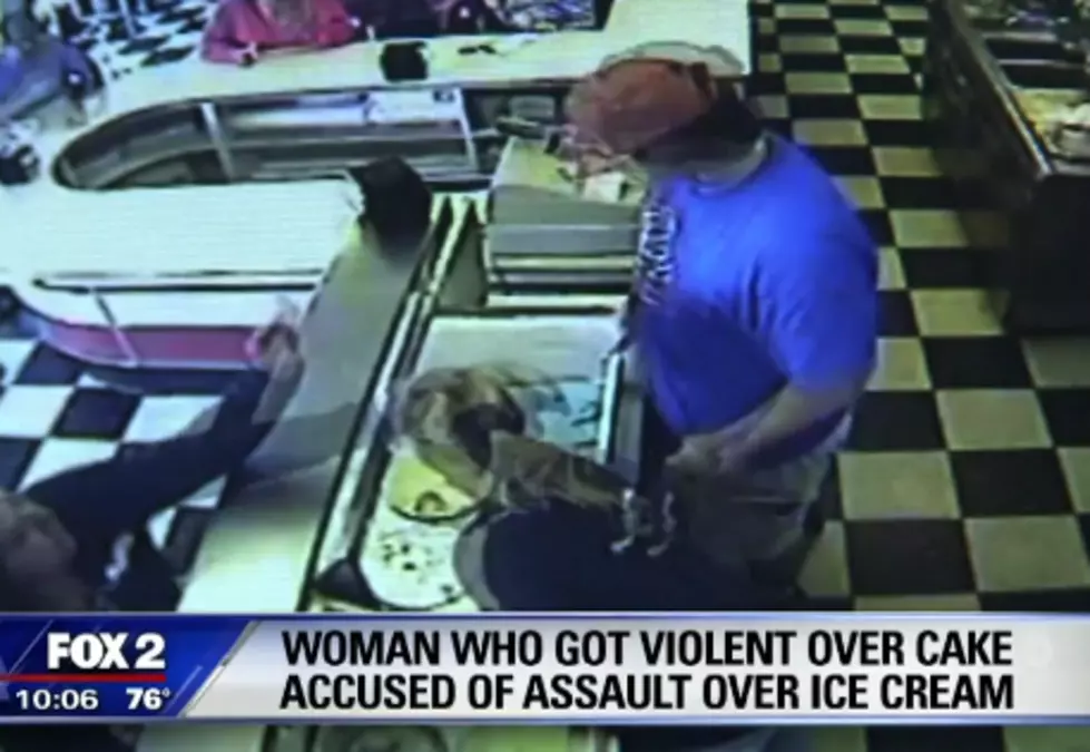 Crazy Michigan Woman Has Real Problem With Ice Cream [VIDEO]