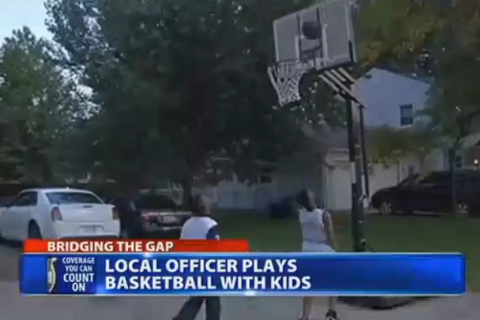 Grand Blanc Township Officer Plays Basketball With Kids, Video Goes Viral [VIDEO]