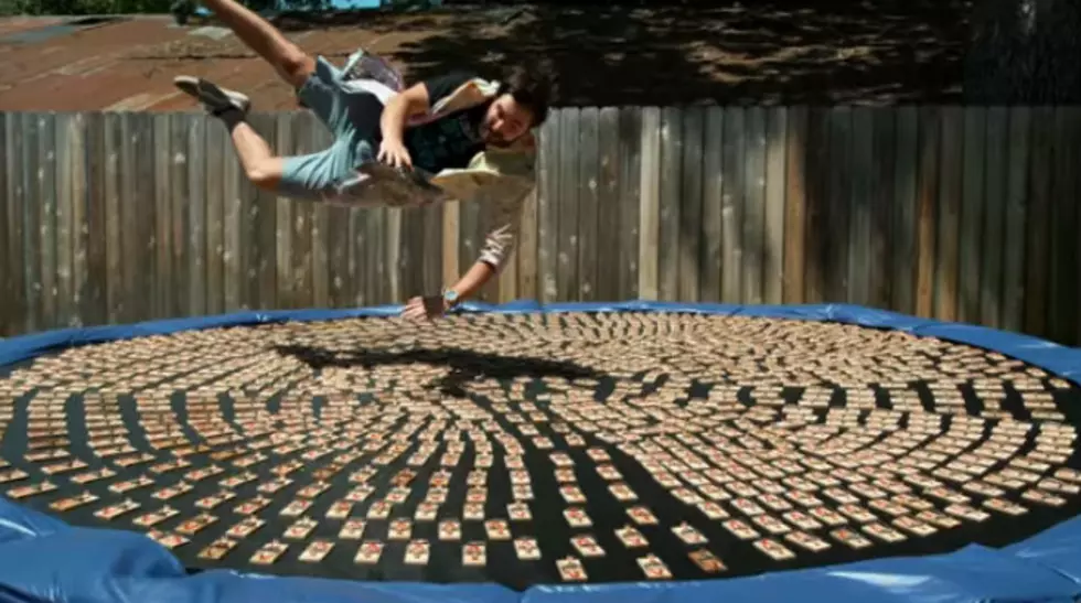 One Guy, One Trampoline, 1000 Mouse Traps [VIDEO]