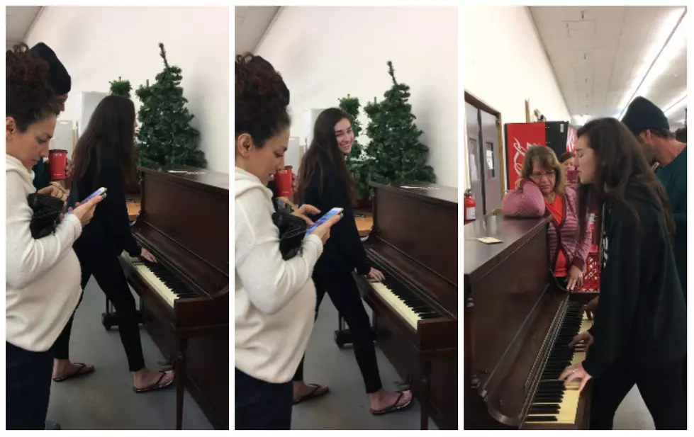 Local Thrift Store Singer Surprises Customers and Internet [VIDEO]