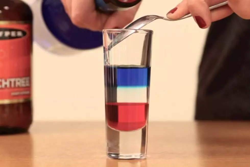 Red, White and Boozy! Fourth Of July Shot [VIDEO]