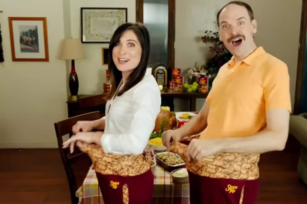 Stove Top Serving Up Thanksgiving Pants [VIDEO]