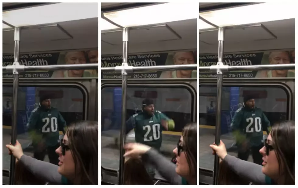 Philadelphia Eagles Fan Slams Face Into Subway Pole [VIDEO]