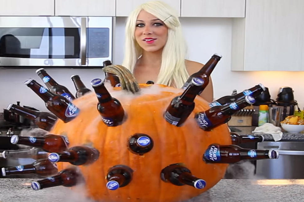 Pump Up Your Halloween Party With A Pumpkin Beer Cooler [VIDEO]