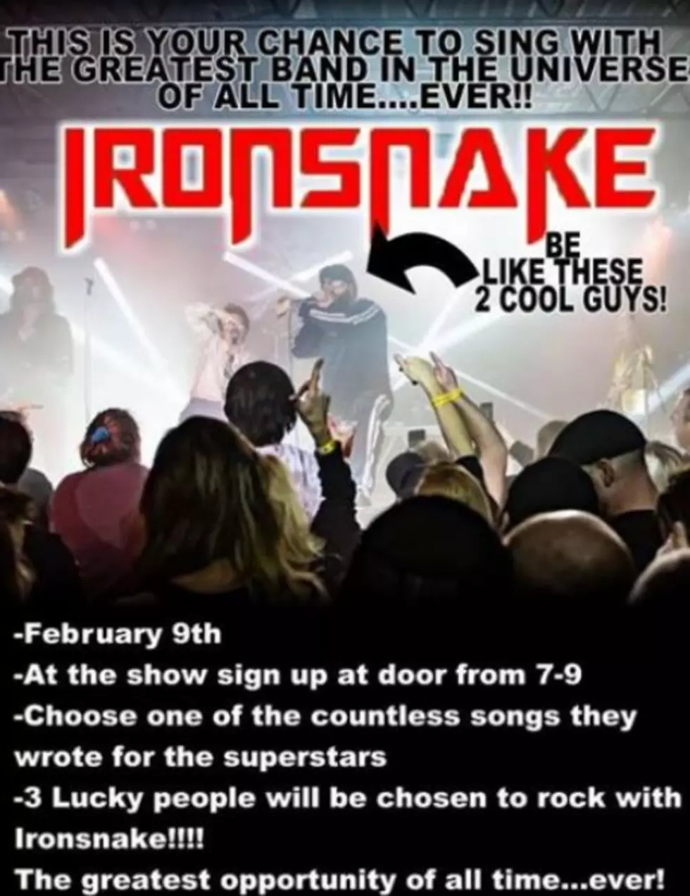 You Could Be Singing With Ironsnake at The Machine Shop [VIDEO]