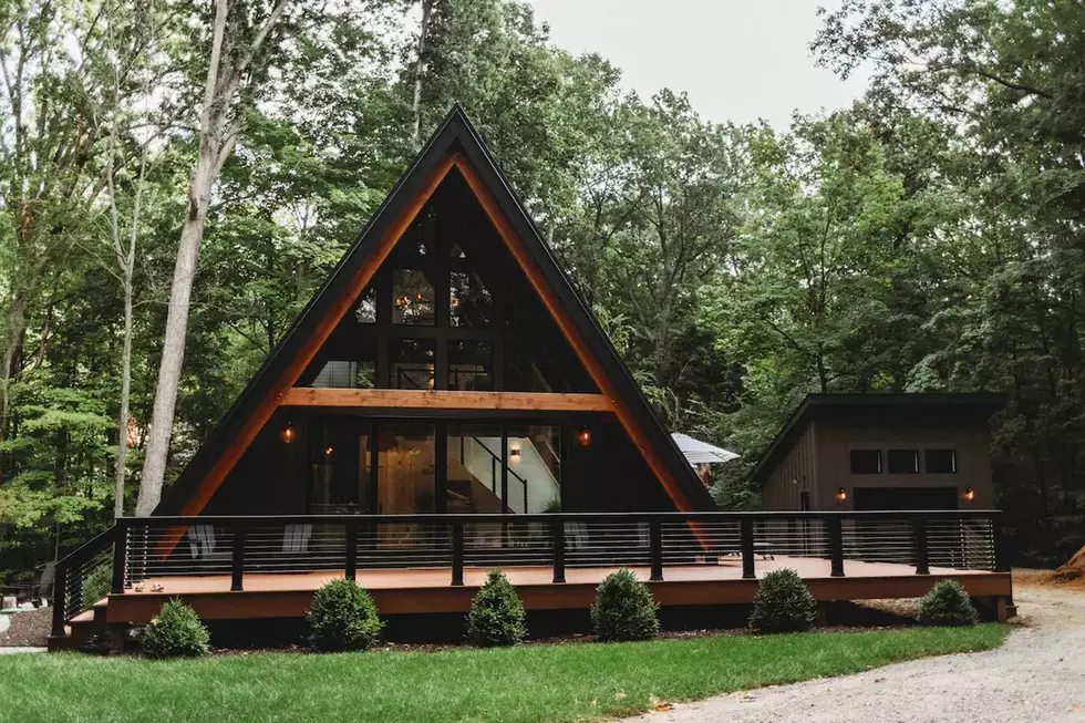 Take a Look at This Unique A-Frame Airbnb Near Lake MI