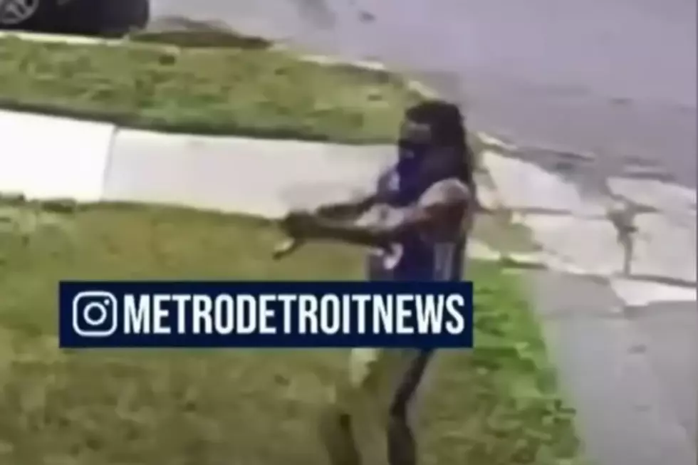 Crazy Video Shows a Man Shooting Up a Home in Detroit With an Assault Rifle