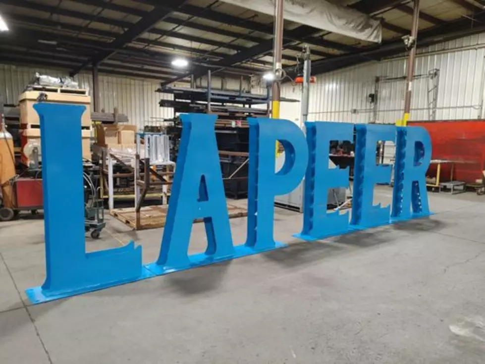 New Landmark Lapeer Sign Is Done &#8211; Where Will It Go Now?