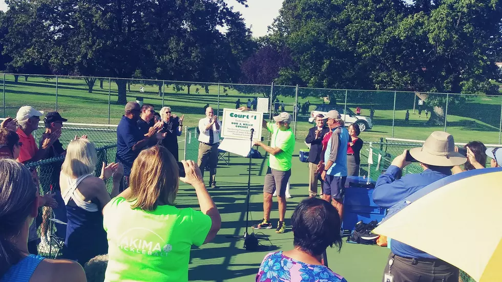 Ribbon Cutting at New Pickleball Court Featured Local Celebrities