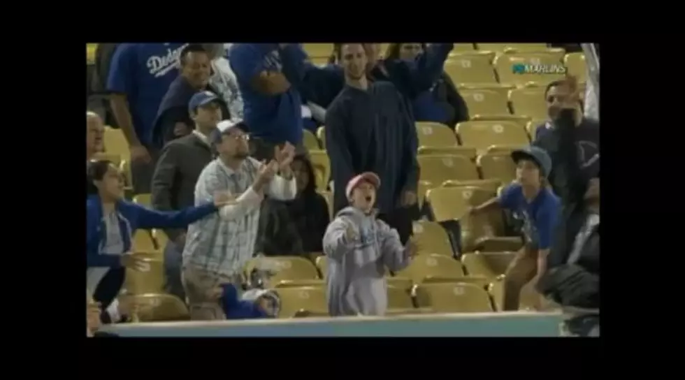 Dad Drops Kid To Get Ball At Baseball Game [Video]